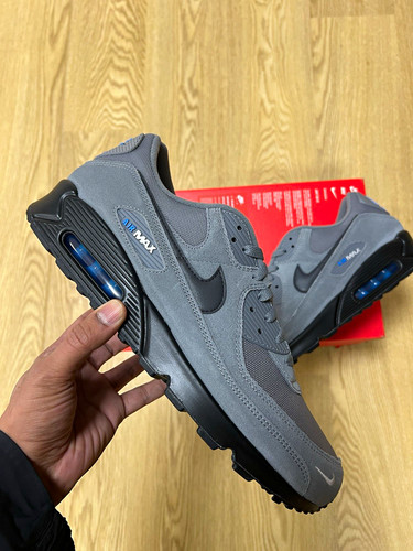 Nike air max grey - grey, black